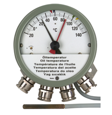 Transformer oil temperature measuring