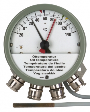 Transformer oil temperature measuring